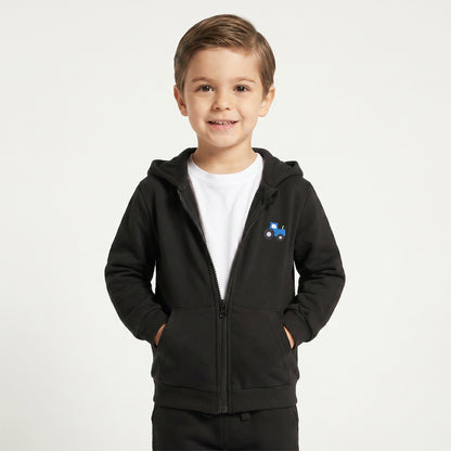 Juniors Hooded Sweatshirt with Embroidery