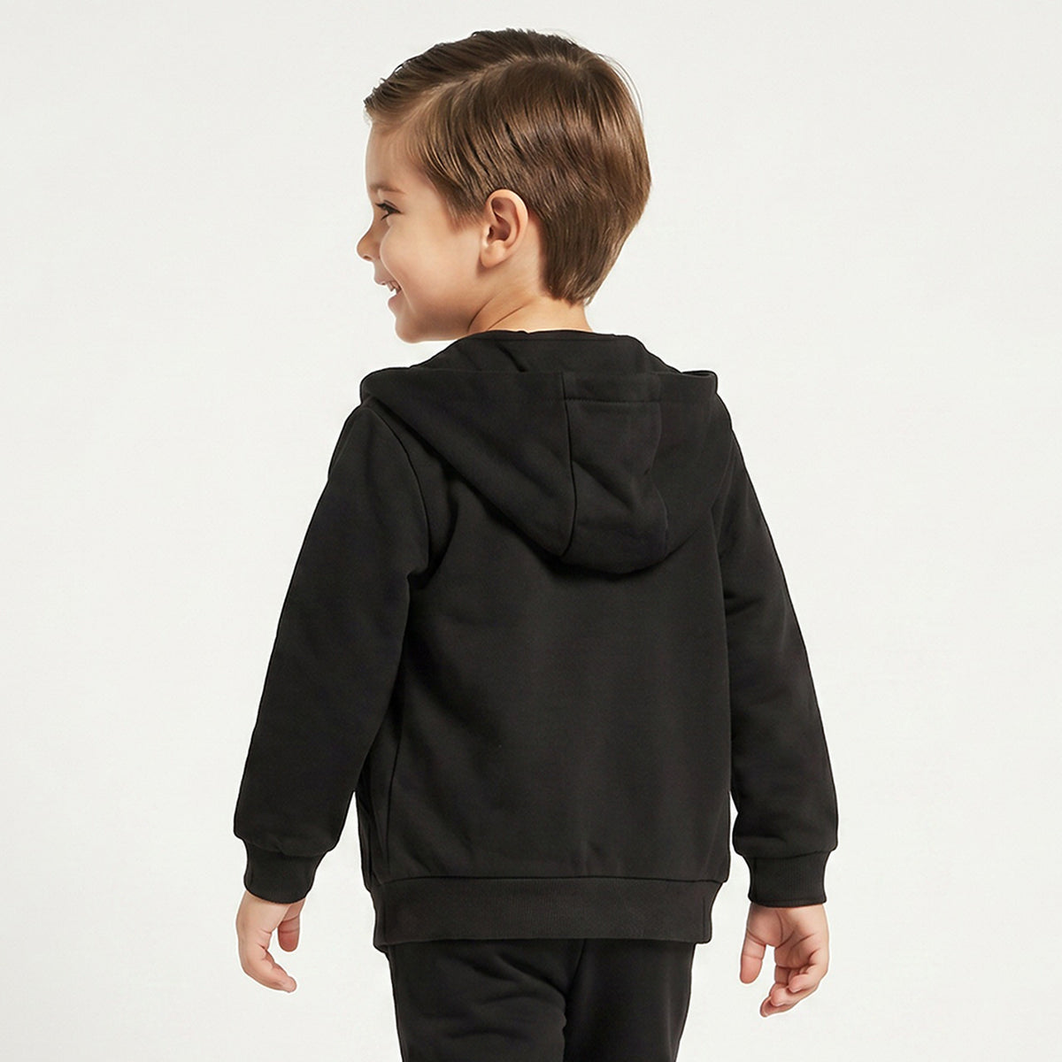 Juniors Hooded Sweatshirt with Embroidery