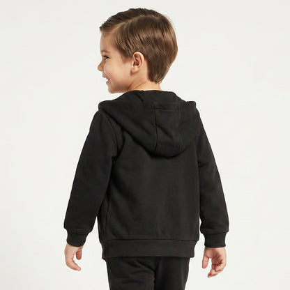 Juniors Hooded Sweatshirt with Embroidery