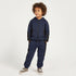 Juniors Hooded Neck Long Sleeves Jacket and Joggers Set with Kangaroo Pocket