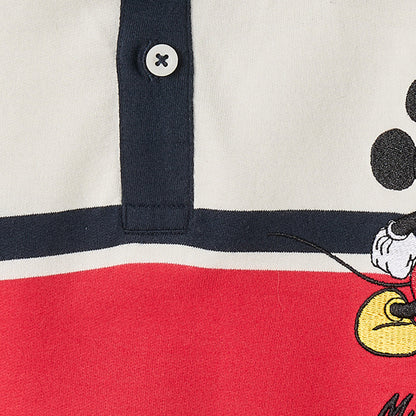 Disney Mickey Mouse Embroidered Sweatshirt with Long Sleeves