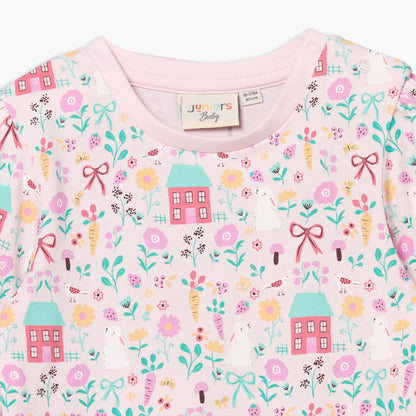 Pack of 3 Juniors Crew Neck Short Sleeves T-shirt with Assorted Prints
