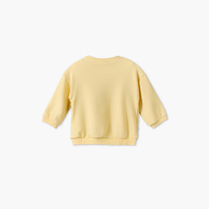 Juniors Applique Design Sweatshirt with Long Sleeves