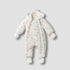 Juniors Hooded Long Sleeves Coverall with Bow Print