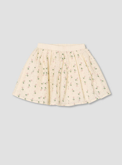 Giggles Collared Short Sleeves Shirt and Skirt Set with Floral Print-baby-girls-clothing-setsandcoords-image-6