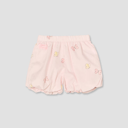 Disney Round Neck Sleeveless Top and Shorts Set with Marie Print