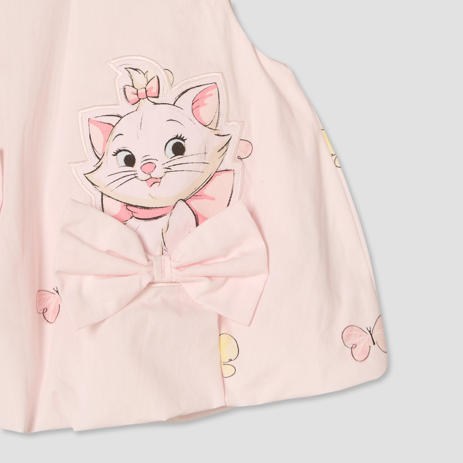 Disney Round Neck Sleeveless Top and Shorts Set with Marie Print