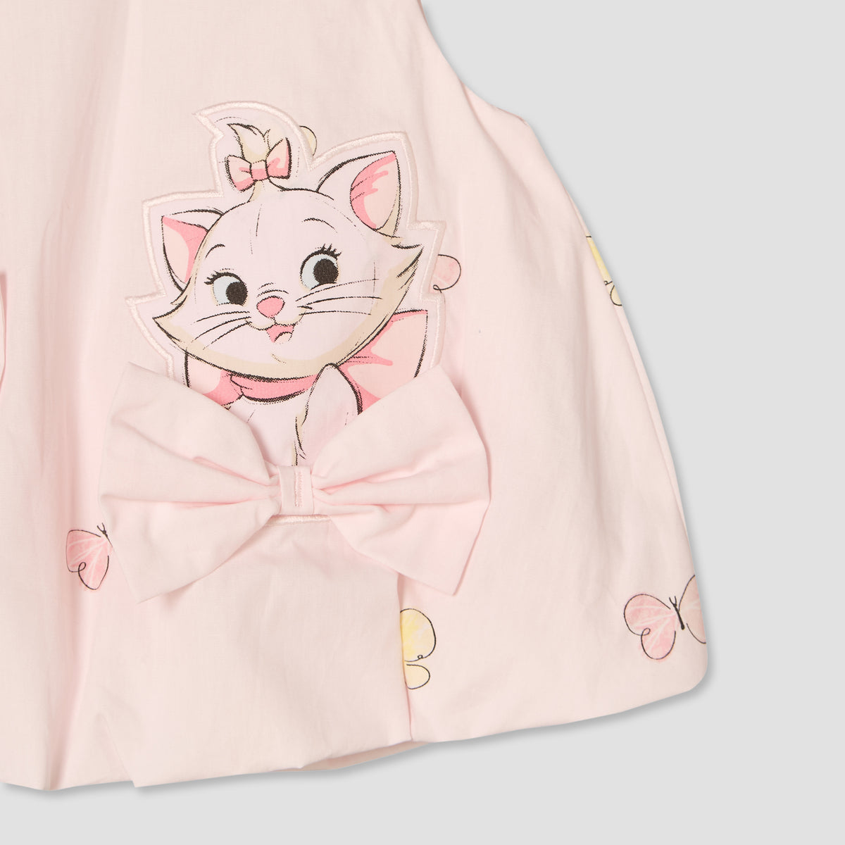 Disney Round Neck Sleeveless Top and Shorts Set with Marie Print