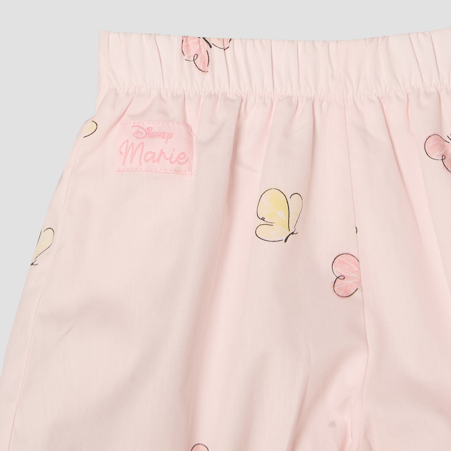 Disney Round Neck Sleeveless Top and Shorts Set with Marie Print