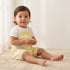 Cloud Co Crew Neck Short Sleeves T-shirt and Dungaree Set with Care Bears Print
