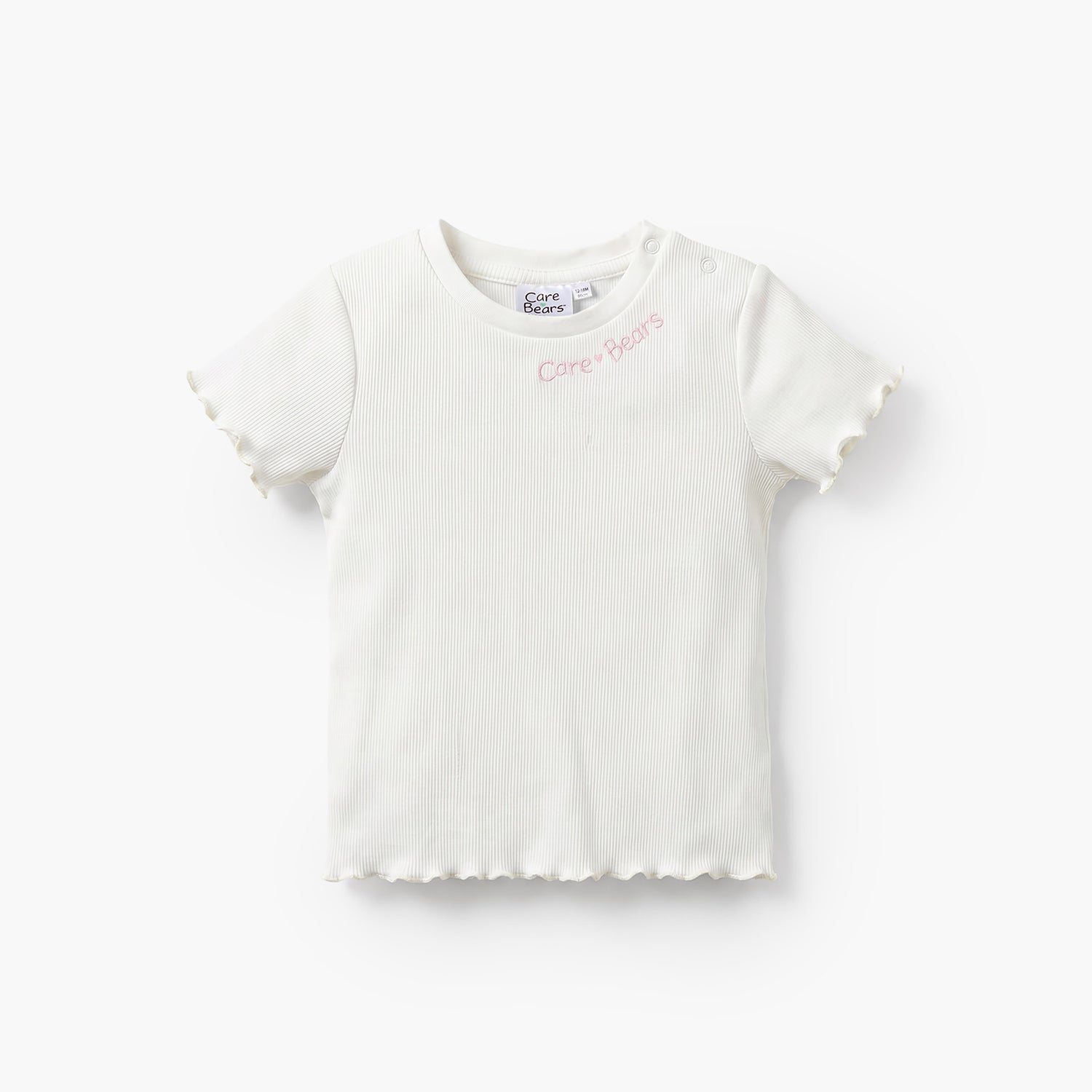 Cloud Co Crew Neck Short Sleeves T-shirt and Dungaree Set with Care Bears Print