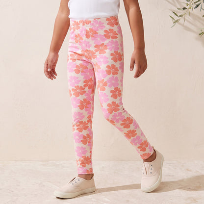 Pack of 2 Juniors Leggings with Elasticated Waistband