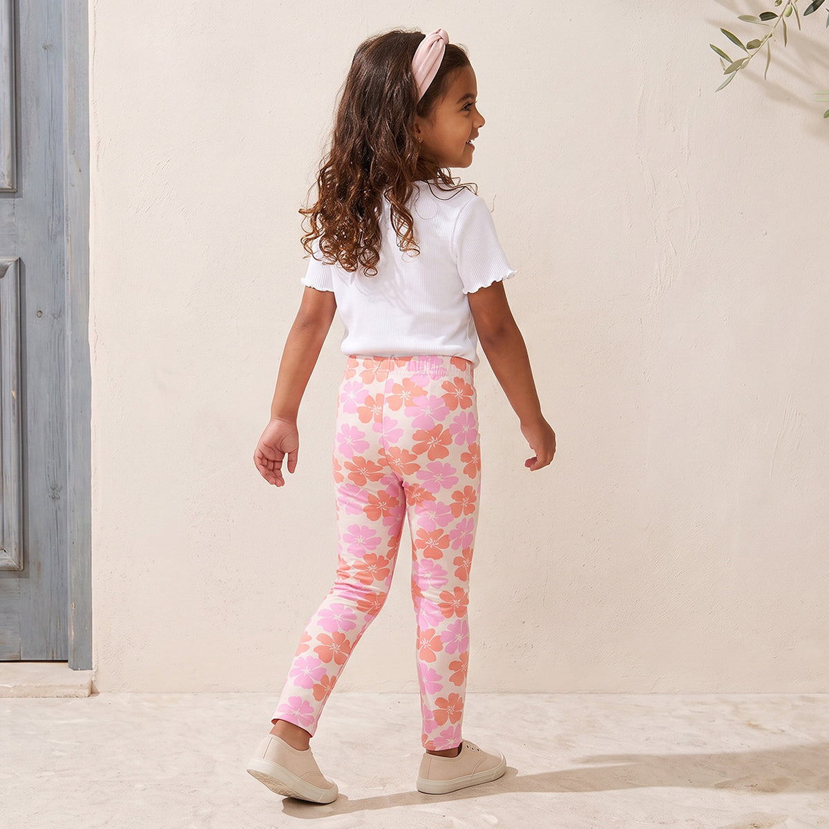 Pack of 2 Juniors Leggings with Elasticated Waistband