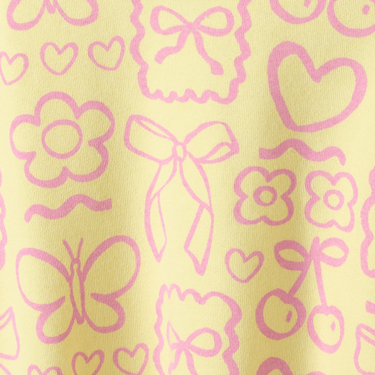 Juniors Butterfly Print Sweatshirt with Long Sleeves
