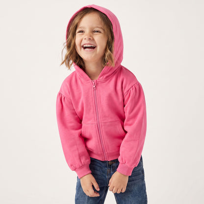 Juniors Hooded Sweatshirt with Long Sleeves