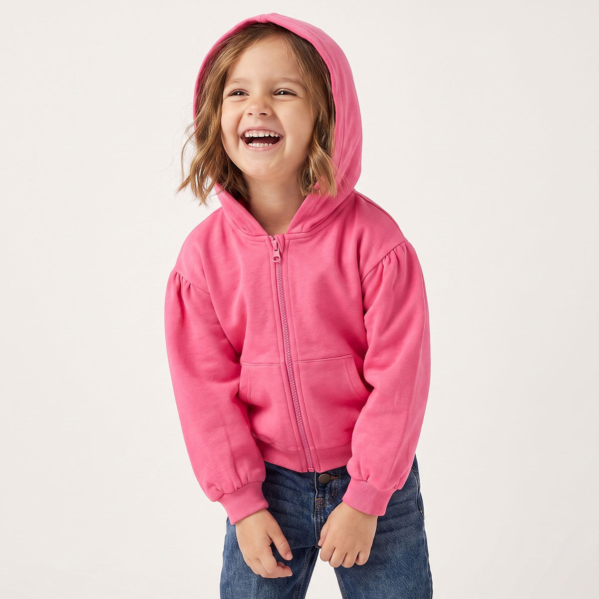 Juniors Hooded Sweatshirt with Long Sleeves