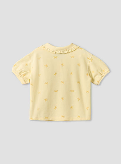Disney Collared Short Sleeves T-shirt and Skorts Set with Minnie Mouse Applique-baby-girls-clothing-setsandcoords-image-5