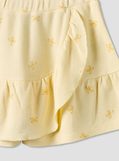 Disney Collared Short Sleeves T-shirt and Skorts Set with Minnie Mouse Applique-baby-girls-clothing-setsandcoords-image-9