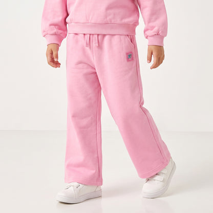 Disney Crew Neck Long Sleeves Sweatshirt and Track Pants Set with Stitch Print