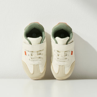 Colourblock Sneakers with Hook and Loop Closure