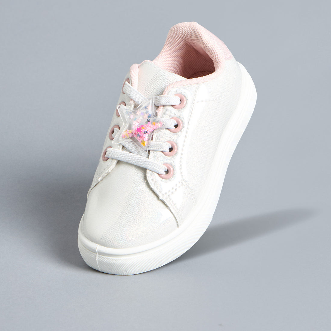 Star Accent Lace-Up Sneakers