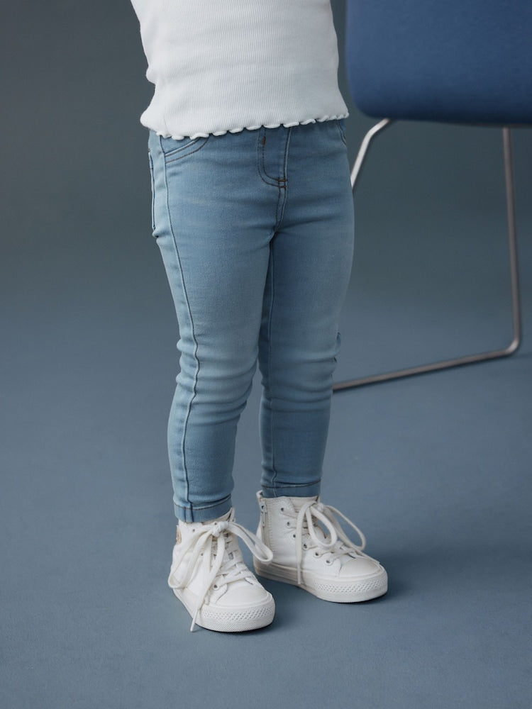 Light Blue Denim 1 Pack Elasticated Waist Jeggings (3mths-7yrs)