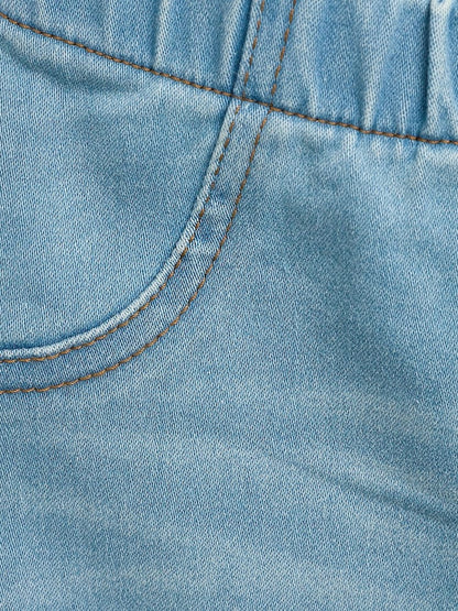 Light Blue Denim 1 Pack Elasticated Waist Jeggings (3mths-7yrs)