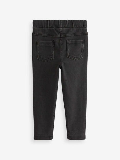 Black Denim 1 Pack Elasticated Waist Jeggings (3mths-7yrs)