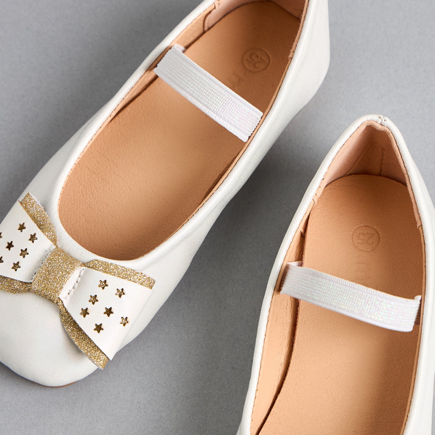 Embellished Bow Detail Ballerinas