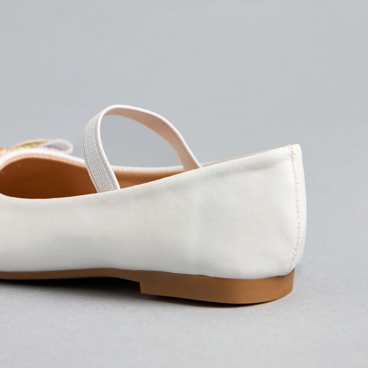 Embellished Bow Detail Ballerinas