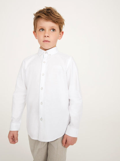 Baker by Ted Baker Oxford Shirt - Size 4 Years (104cm) - White