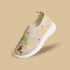 Dinosaur Print Flyknit Slip-On Sports Shoes - Cream / 20