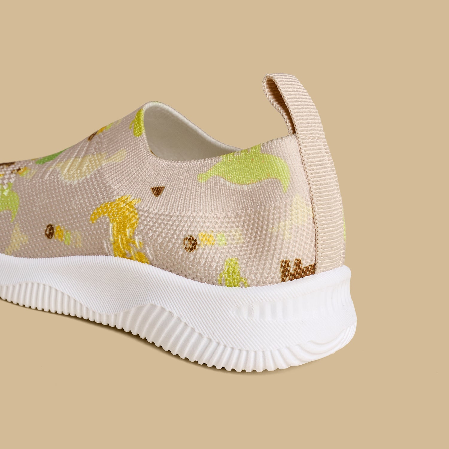 Dinosaur Print Flyknit Slip-On Sports Shoes