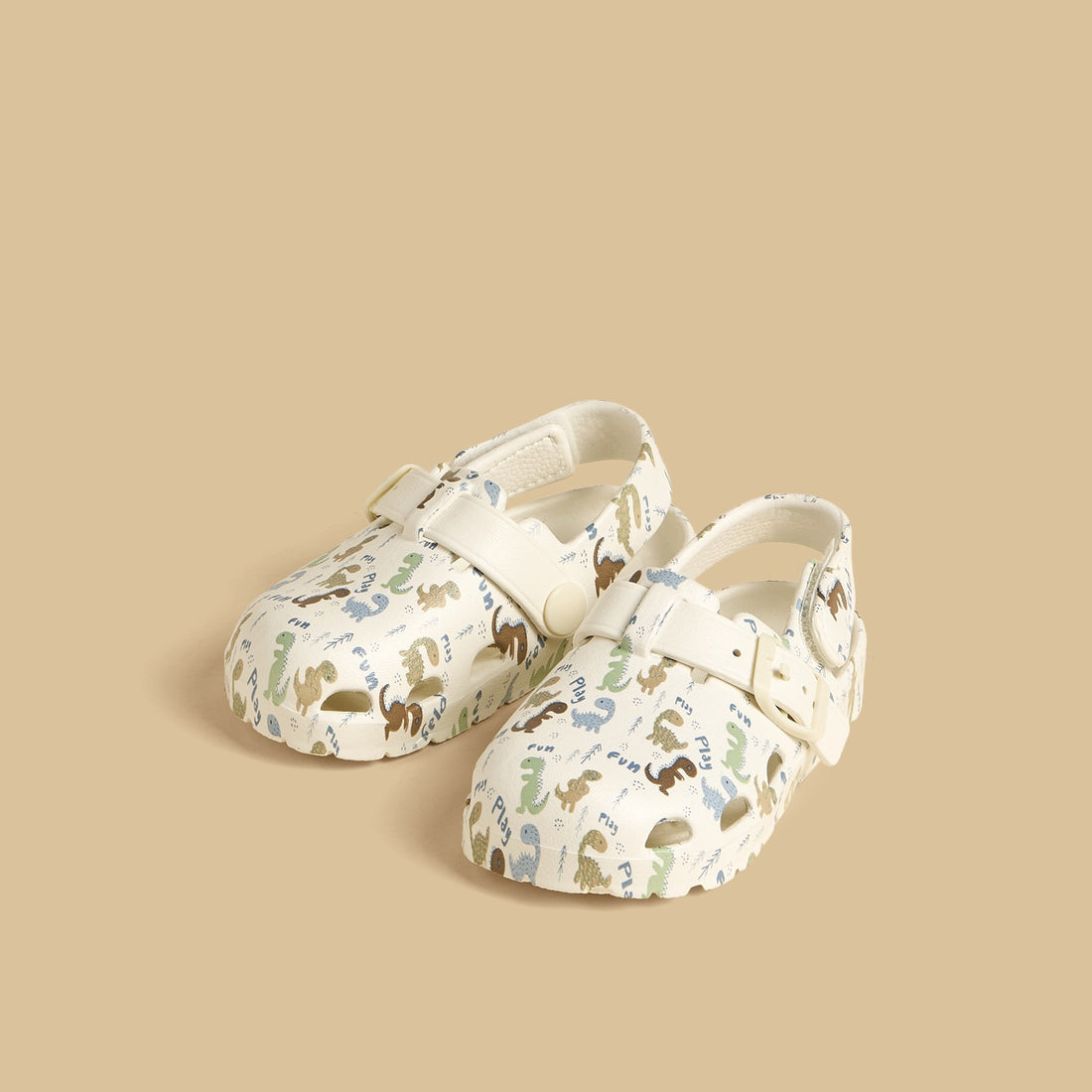 Dinosaur Print Clogs