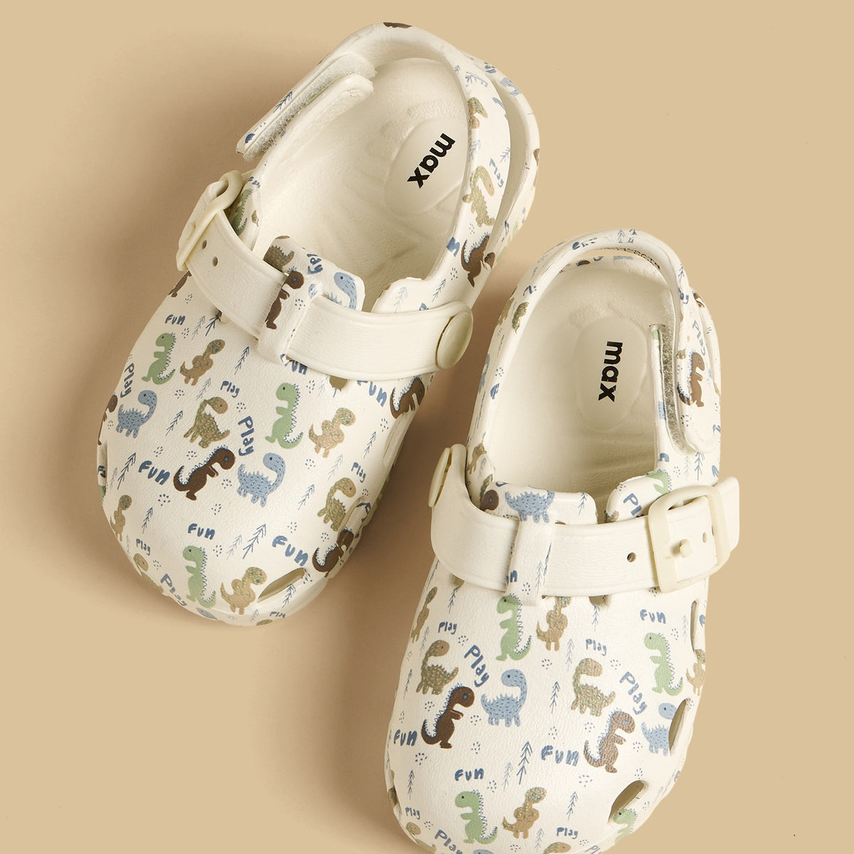 Dinosaur Print Clogs