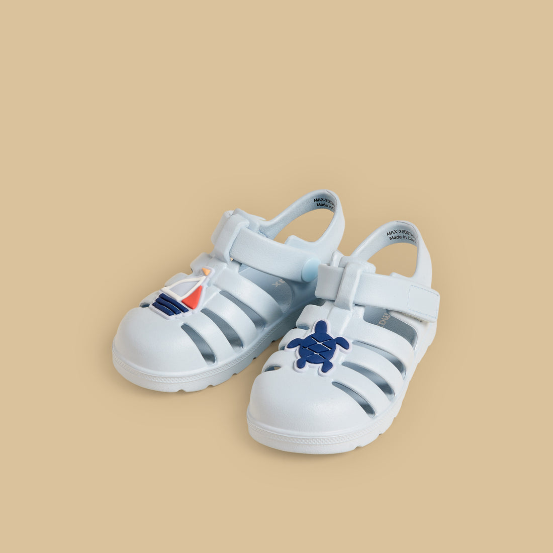 Fisherman Sandals with Hook and Loop Closure - Blue / 20