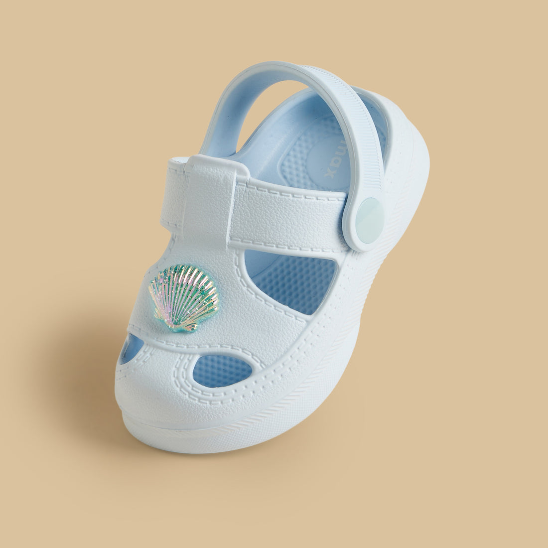 Seashell Accent Backstrap Clogs