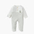Juniors Striped Sleepsuit with Chest Pocket - Cream / 9-12 mths