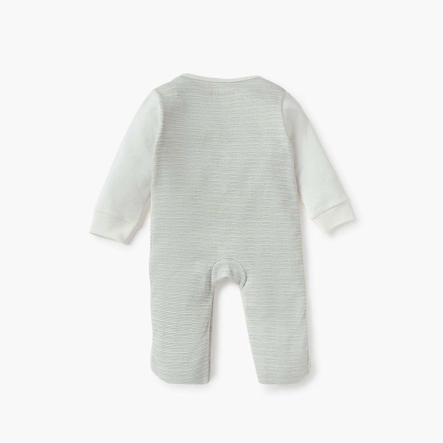 Juniors Striped Sleepsuit with Chest Pocket