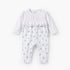 Juniors Cotton Round Neck Long Sleeves Sleepsuit with Ruffle Detail - White / 12-18 mths
