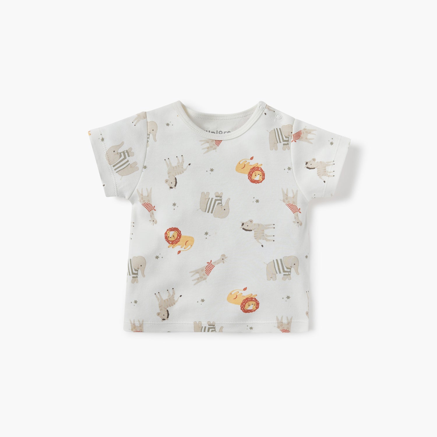 Juniors Animal Print T-shirt and Dungaree Set