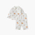 Juniors Animal Print Shirt and Pyjama Set - Cream / 12-18 mths