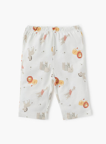 Juniors Animal Print Shirt and Pyjama Set-baby-boys-clothing-nightwear-pyjamasets-image-3