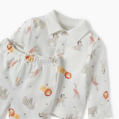 Juniors Animal Print Shirt and Pyjama Set