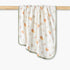 Juniors Animal Print Receiving Blanket - Cream / 0-6 mths