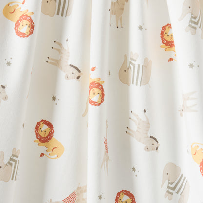 Juniors Animal Print Receiving Blanket