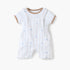 Juniors Car Print Dungaree and Solid T-shirt Set - White / 12-18 mths