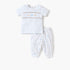 Juniors Car Print T-shirt and Pyjama Set - White / 12-18 mths