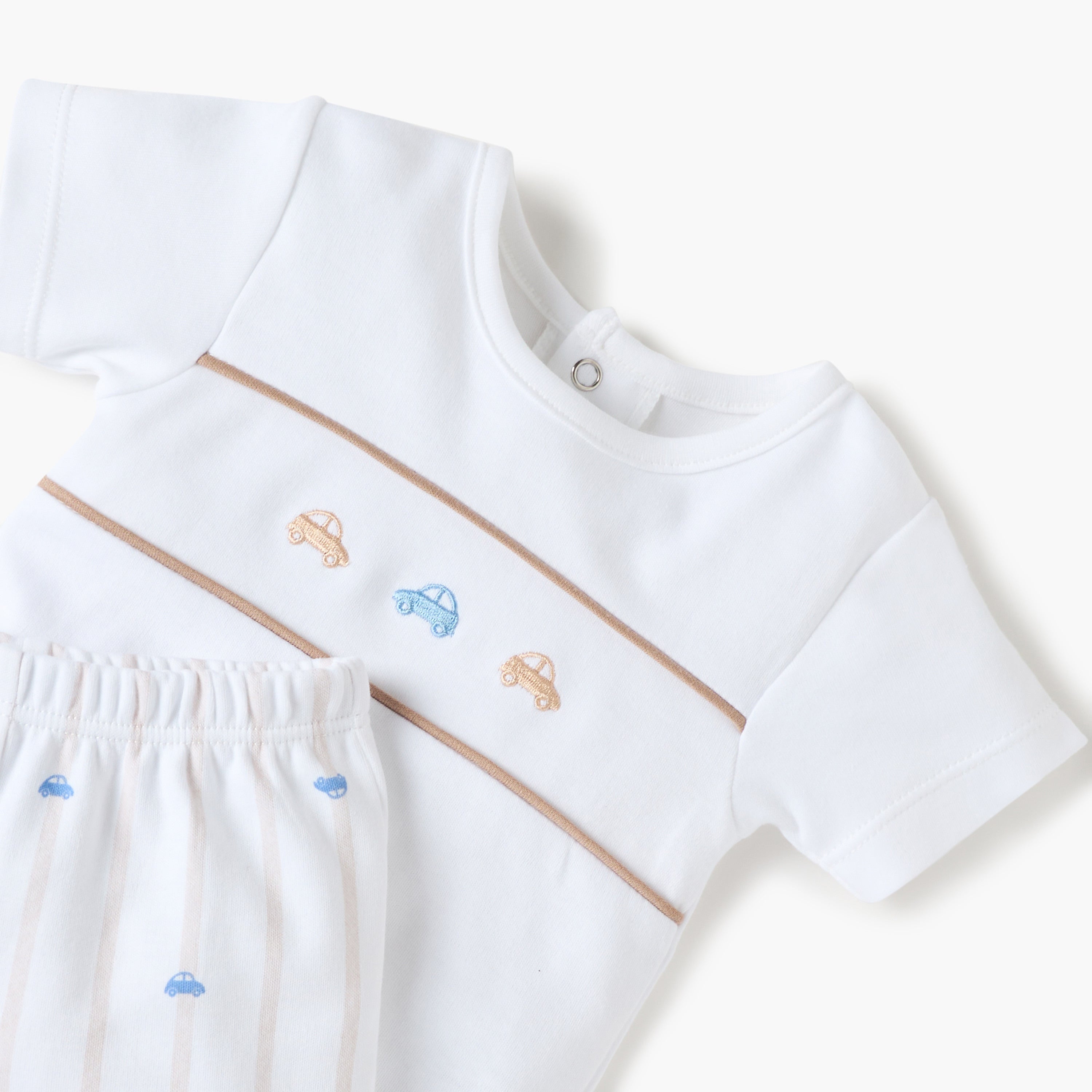 Juniors Car Print T-shirt and Pyjama Set