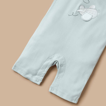 Juniors Solid T-shirt and Dungaree Set